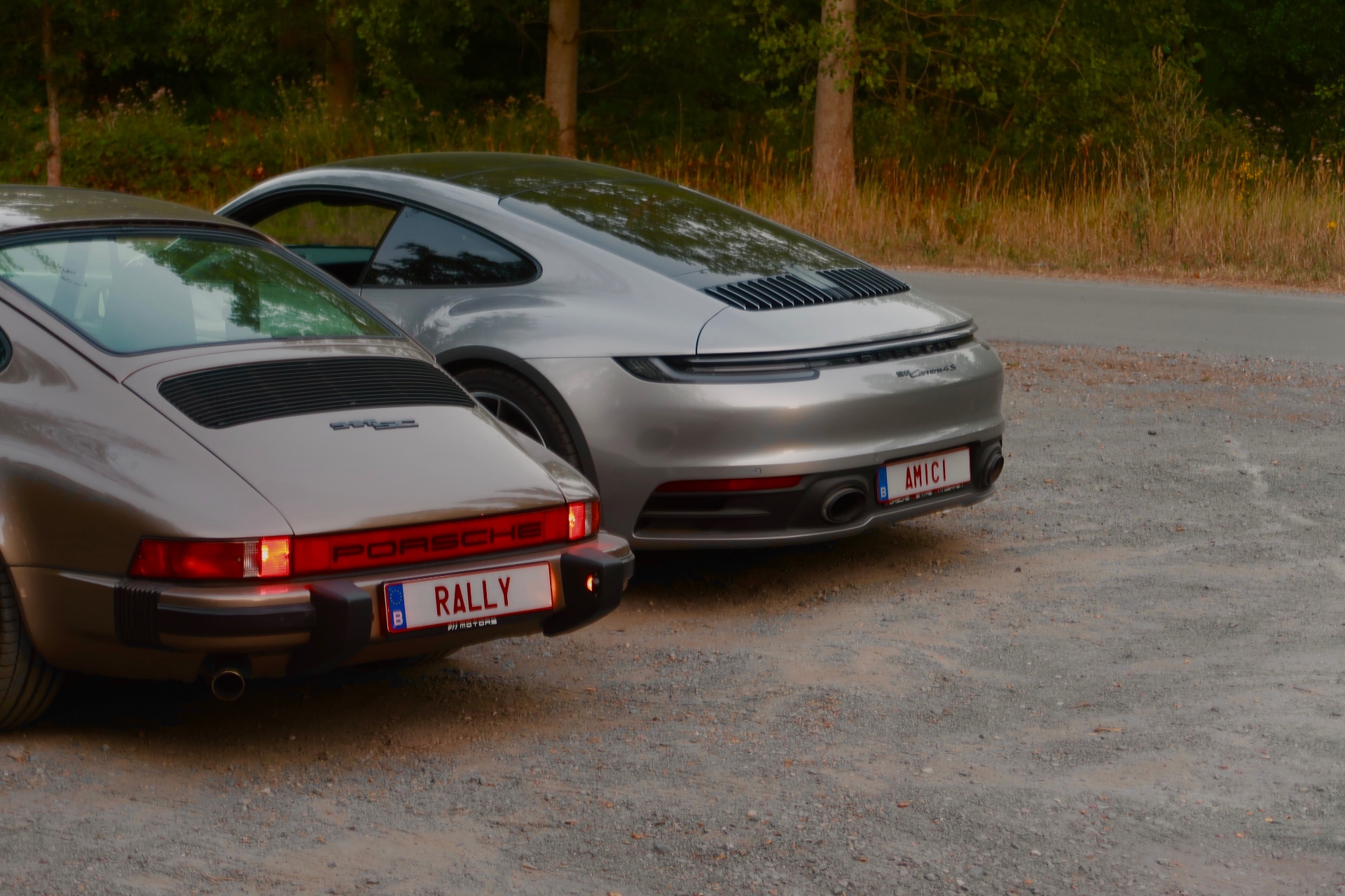 Rally Amici line-up met luxe sportwagens